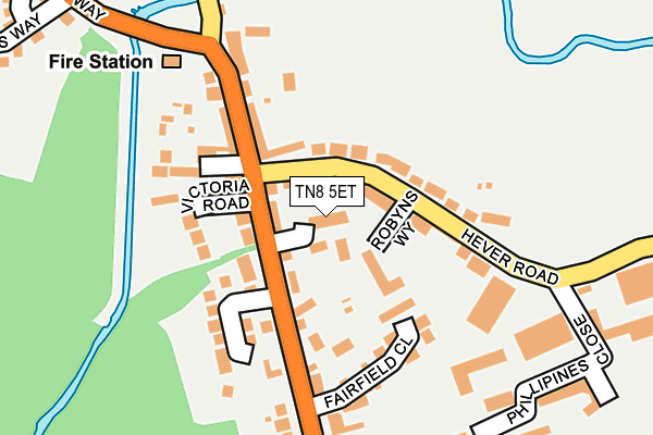 TN8 5ET map - OS OpenMap – Local (Ordnance Survey)