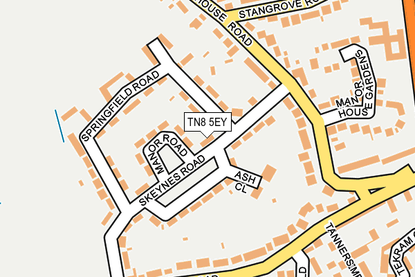 TN8 5EY map - OS OpenMap – Local (Ordnance Survey)