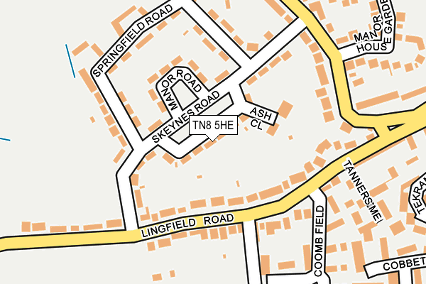 TN8 5HE map - OS OpenMap – Local (Ordnance Survey)