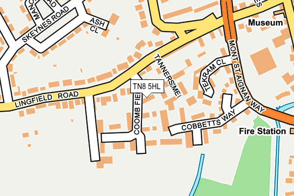 TN8 5HL map - OS OpenMap – Local (Ordnance Survey)