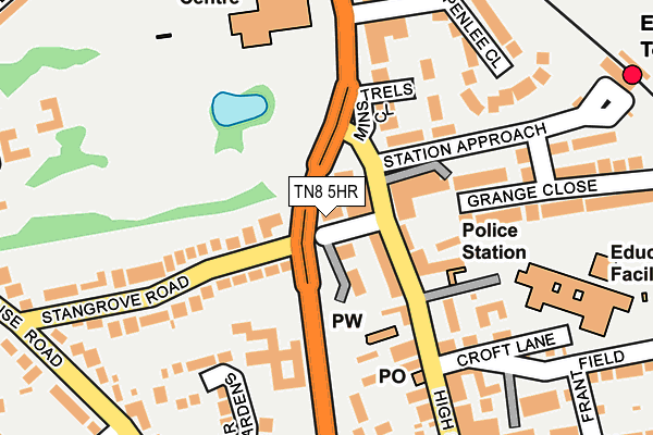 TN8 5HR map - OS OpenMap – Local (Ordnance Survey)