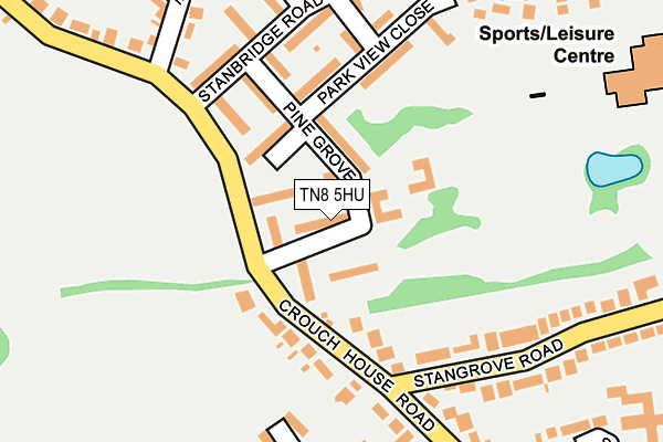 TN8 5HU map - OS OpenMap – Local (Ordnance Survey)