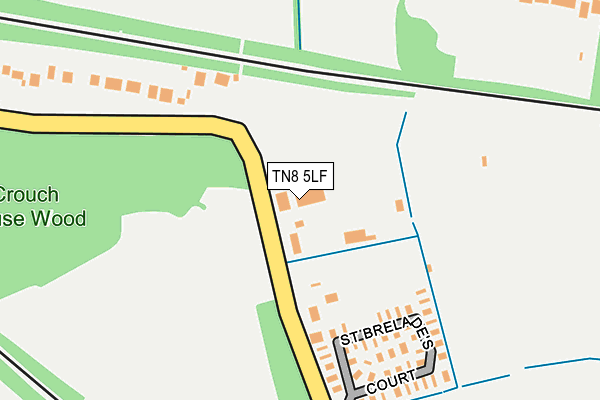 TN8 5LF map - OS OpenMap – Local (Ordnance Survey)