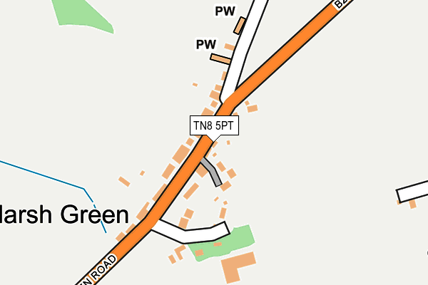TN8 5PT map - OS OpenMap – Local (Ordnance Survey)