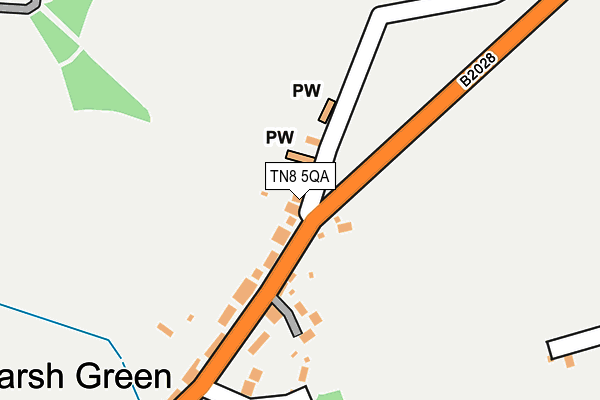 TN8 5QA map - OS OpenMap – Local (Ordnance Survey)