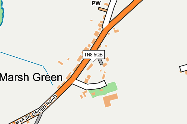 TN8 5QB map - OS OpenMap – Local (Ordnance Survey)