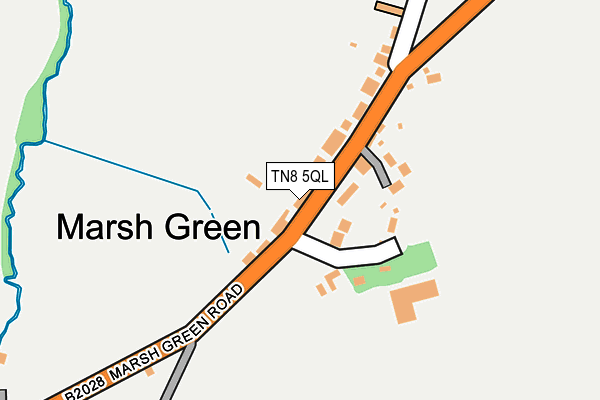TN8 5QL map - OS OpenMap – Local (Ordnance Survey)