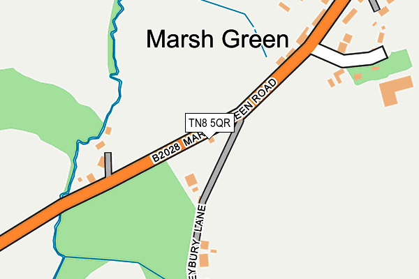 TN8 5QR map - OS OpenMap – Local (Ordnance Survey)