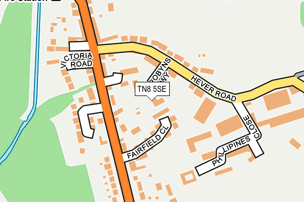 TN8 5SE map - OS OpenMap – Local (Ordnance Survey)