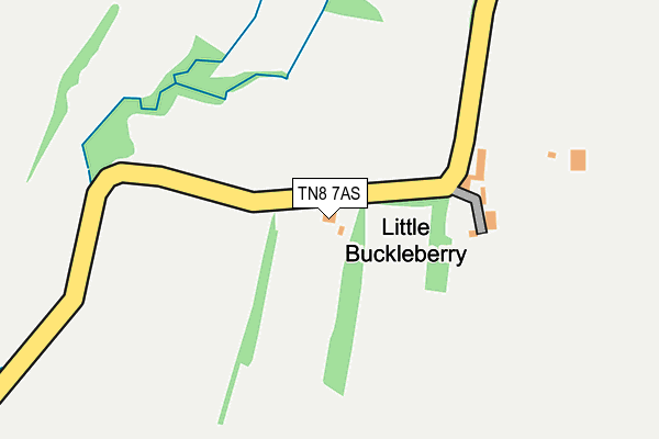 TN8 7AS map - OS OpenMap – Local (Ordnance Survey)