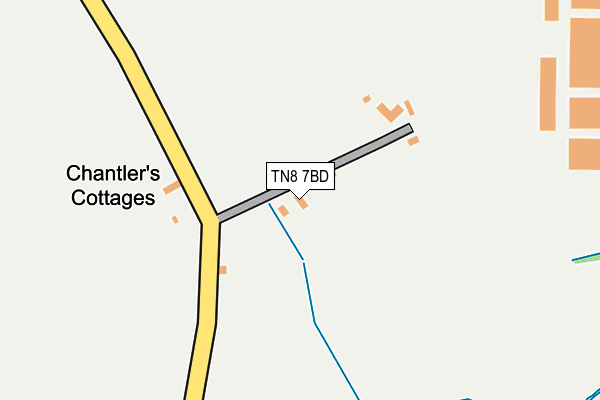 TN8 7BD map - OS OpenMap – Local (Ordnance Survey)