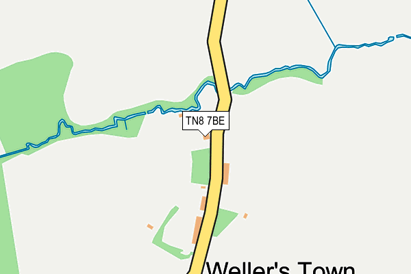 TN8 7BE map - OS OpenMap – Local (Ordnance Survey)