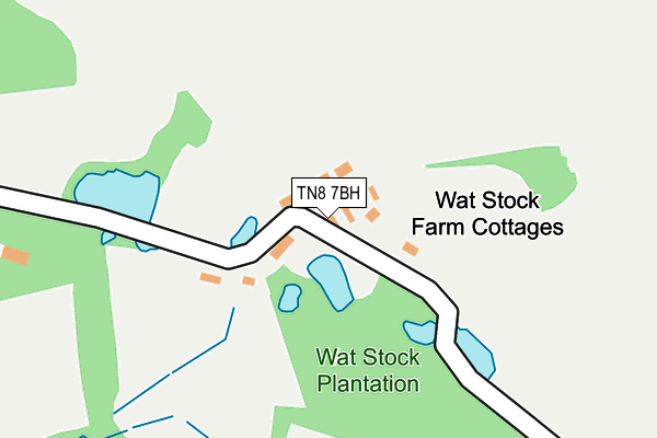 TN8 7BH map - OS OpenMap – Local (Ordnance Survey)