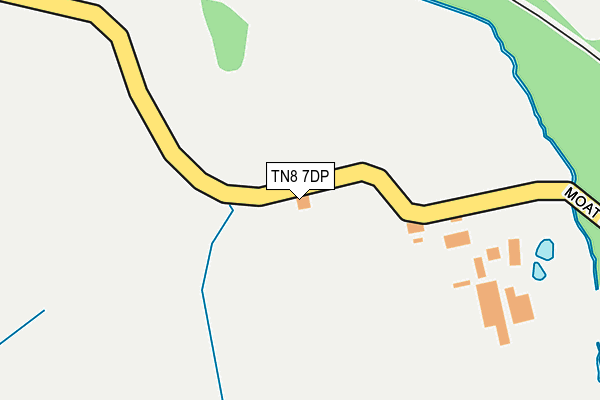 TN8 7DP map - OS OpenMap – Local (Ordnance Survey)