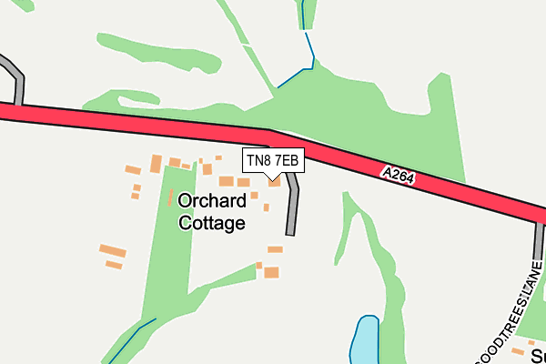 TN8 7EB map - OS OpenMap – Local (Ordnance Survey)