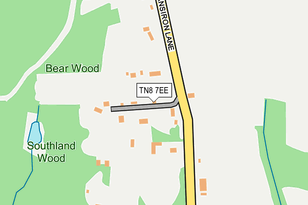 TN8 7EE map - OS OpenMap – Local (Ordnance Survey)