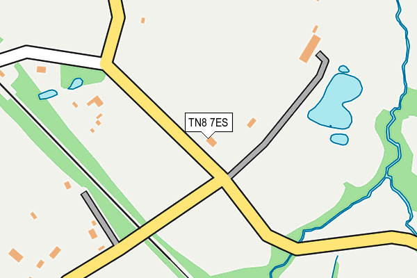 TN8 7ES map - OS OpenMap – Local (Ordnance Survey)