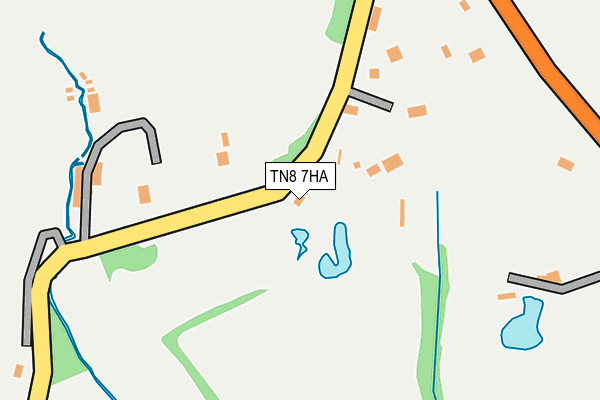 TN8 7HA map - OS OpenMap – Local (Ordnance Survey)