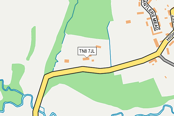 TN8 7JL map - OS OpenMap – Local (Ordnance Survey)