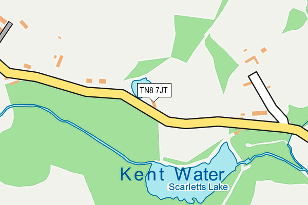 TN8 7JT map - OS OpenMap – Local (Ordnance Survey)