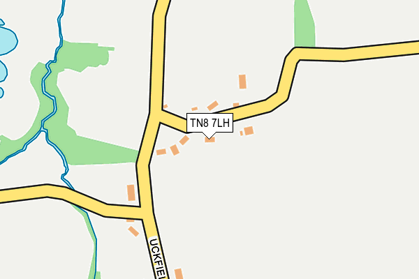 TN8 7LH map - OS OpenMap – Local (Ordnance Survey)