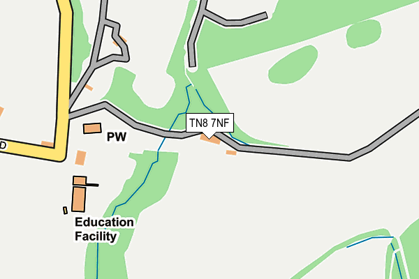 TN8 7NF map - OS OpenMap – Local (Ordnance Survey)