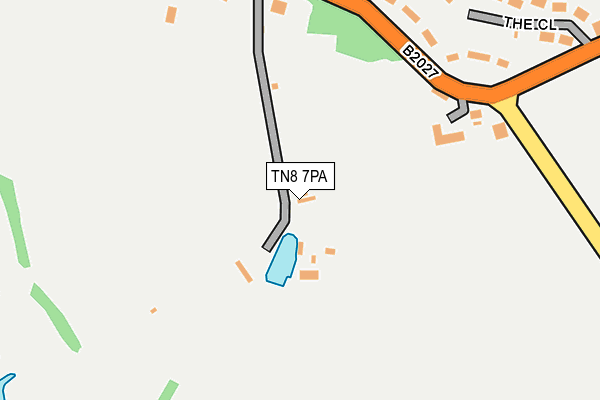 TN8 7PA map - OS OpenMap – Local (Ordnance Survey)