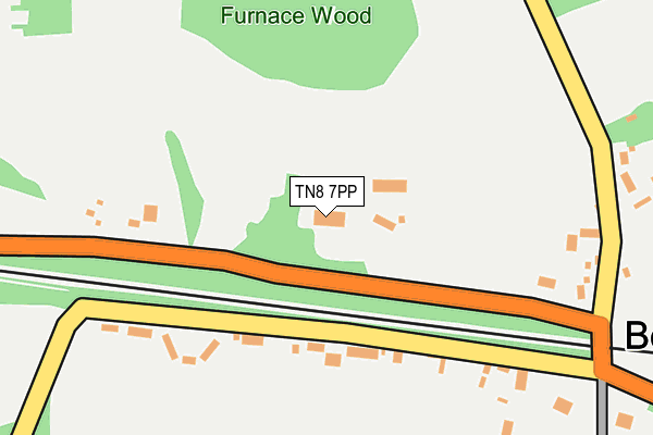 TN8 7PP map - OS OpenMap – Local (Ordnance Survey)