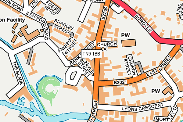 Map of BURRHAVEN LLP at local scale