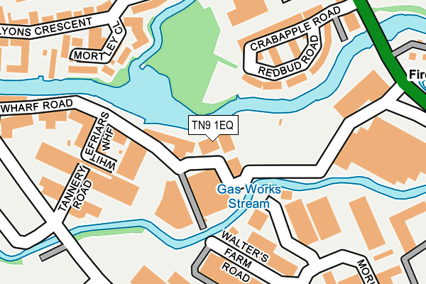 TN9 1EQ map - OS OpenMap – Local (Ordnance Survey)