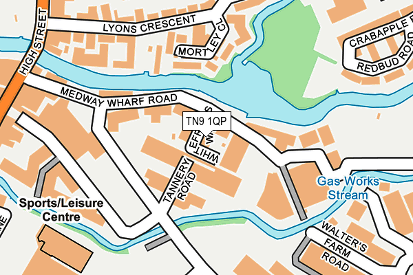TN9 1QP map - OS OpenMap – Local (Ordnance Survey)