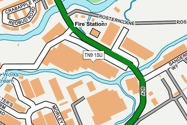 Map of VALE FACTORY SHOP LTD at local scale