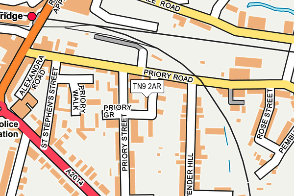 TN9 2AR map - OS OpenMap – Local (Ordnance Survey)