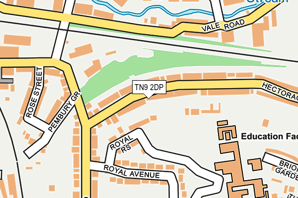 TN9 2DP map - OS OpenMap – Local (Ordnance Survey)