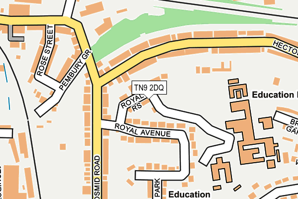 TN9 2DQ map - OS OpenMap – Local (Ordnance Survey)
