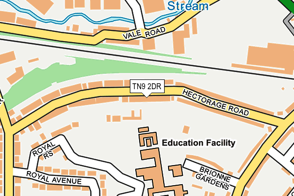 TN9 2DR map - OS OpenMap – Local (Ordnance Survey)