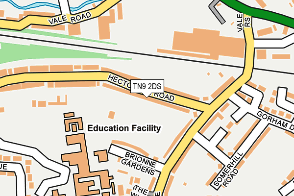 TN9 2DS map - OS OpenMap – Local (Ordnance Survey)