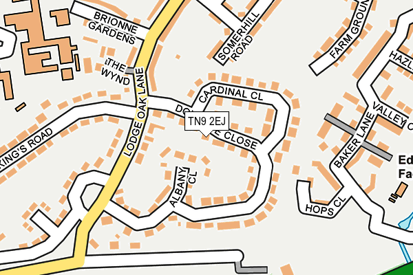TN9 2EJ map - OS OpenMap – Local (Ordnance Survey)