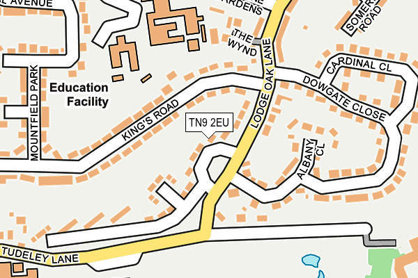 TN9 2EU map - OS OpenMap – Local (Ordnance Survey)
