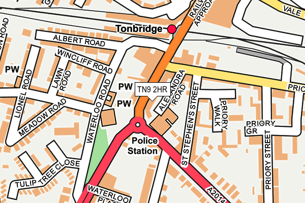 TN9 2HR map - OS OpenMap – Local (Ordnance Survey)