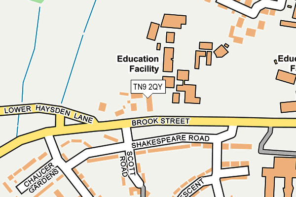 TN9 2QY map - OS OpenMap – Local (Ordnance Survey)