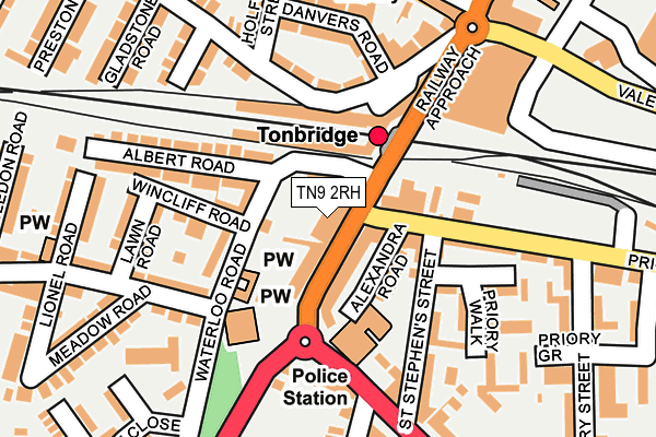 TN9 2RH map - OS OpenMap – Local (Ordnance Survey)