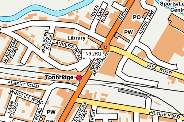 TN9 2RQ map - OS OpenMap – Local (Ordnance Survey)