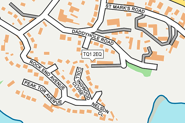 TQ1 2EQ map - OS OpenMap – Local (Ordnance Survey)