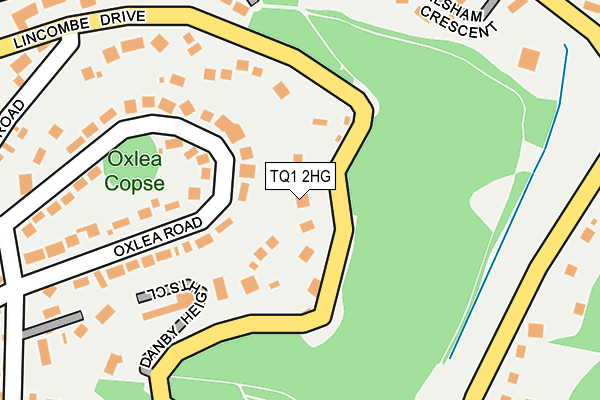 TQ1 2HG map - OS OpenMap – Local (Ordnance Survey)