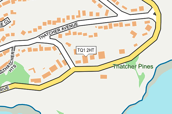 TQ1 2HT map - OS OpenMap – Local (Ordnance Survey)