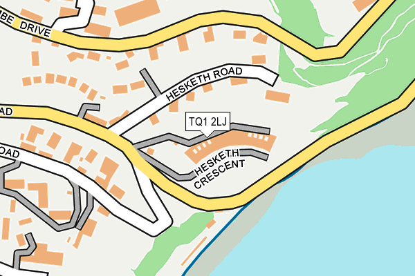 TQ1 2LJ map - OS OpenMap – Local (Ordnance Survey)