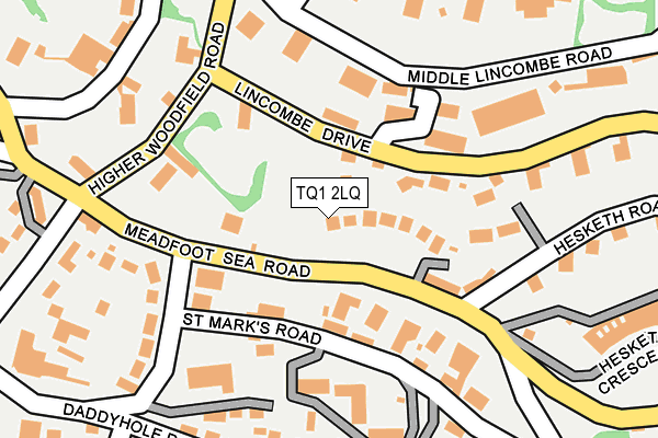 TQ1 2LQ map - OS OpenMap – Local (Ordnance Survey)