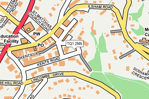 TQ1 2NN map - OS OpenMap – Local (Ordnance Survey)