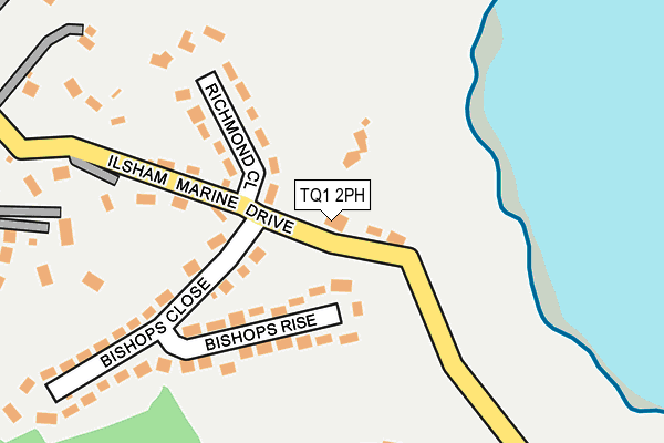 TQ1 2PH map - OS OpenMap – Local (Ordnance Survey)